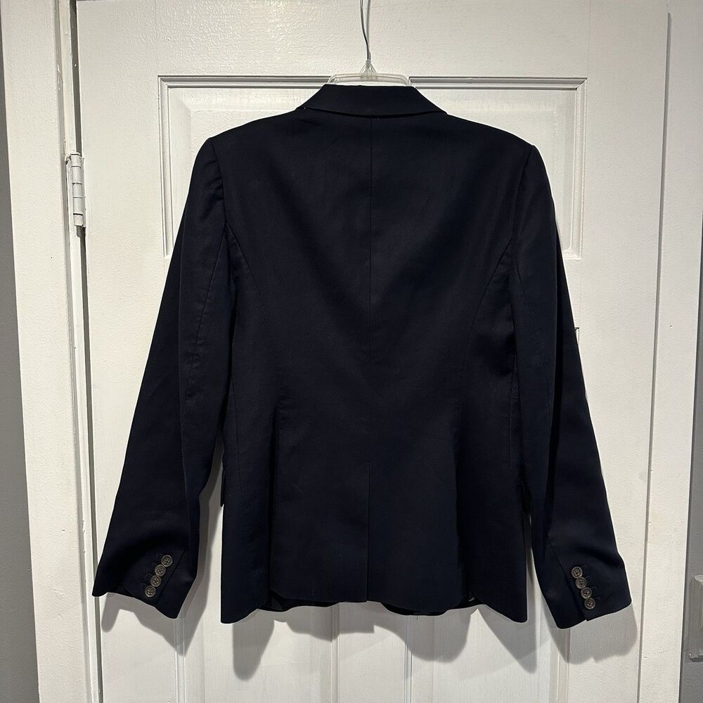 J Crew Women's Schoolboy Blazer Sz 10 Navy Blue Classic Two Button Jacket Career - Picture 9 of 12